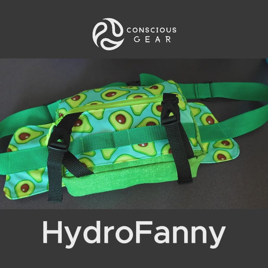 HydroFanny | Handcrafted Hydration Fanny Pack in Prints (African, Avocado, etc.)